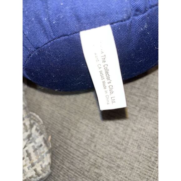 Vintage Plush Blue Mouse Stuffed Animal Collectors Club 1994 Large 20” - Picture 4 of 4